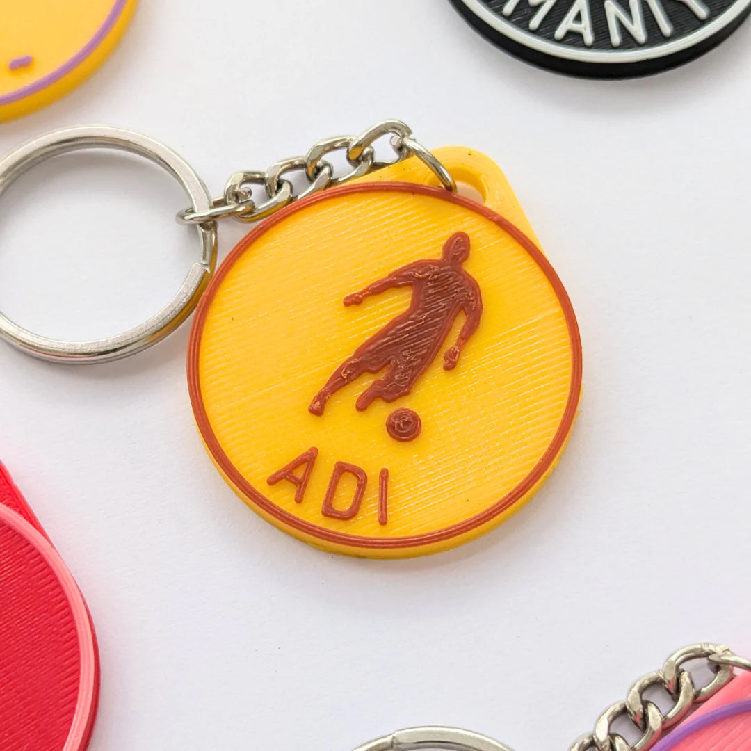Porte-clés football – Mini accessoire sportif pour les amateurs de football