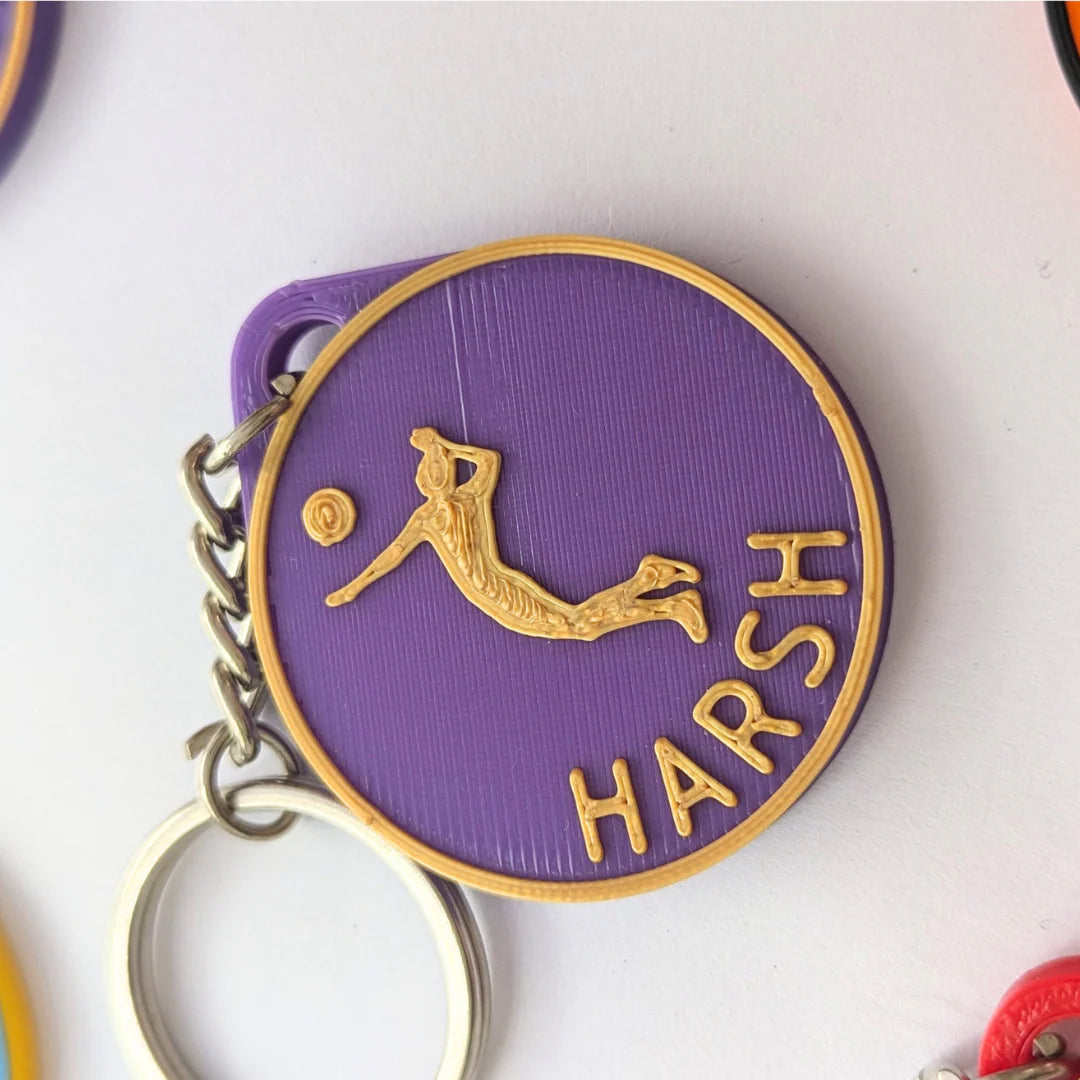 Volleyball Keychain – Mini Sporty Accessory for Volleyball Fans
