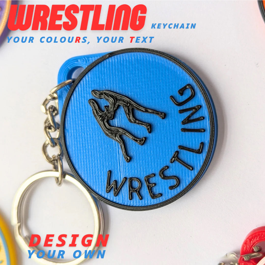 Wrestling Keychain – Mini Sporty Accessory for Wrestling Fans