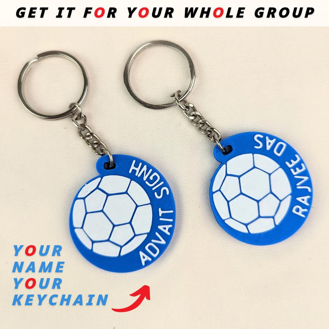 Porte-clés de football – Mini accessoire sportif pour les fans de football