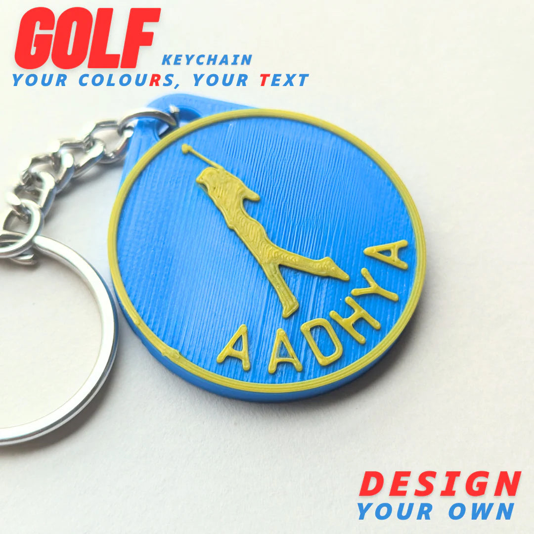 Porte-clés de golf – Mini accessoire sportif pour les amateurs de golf