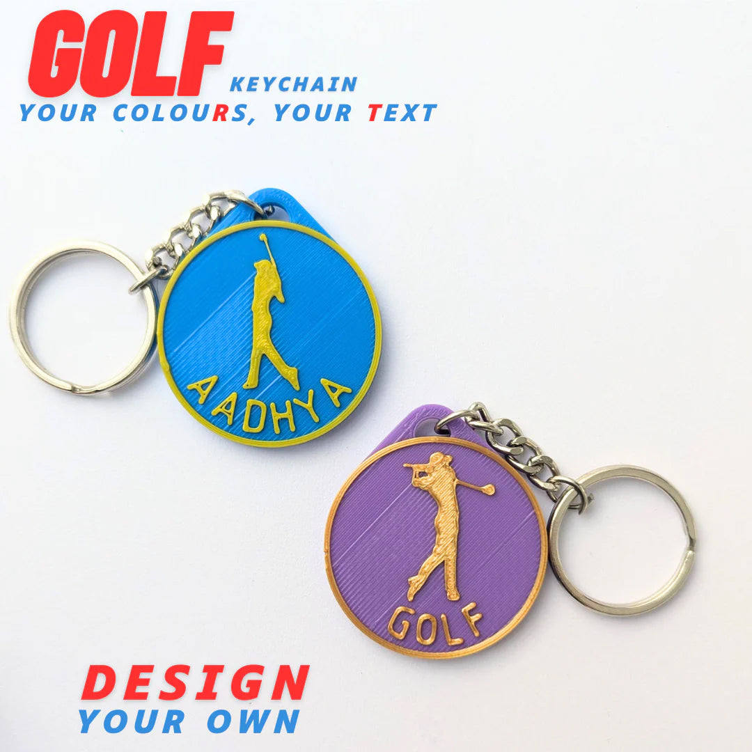 Porte-clés de golf – Mini accessoire sportif pour les amateurs de golf
