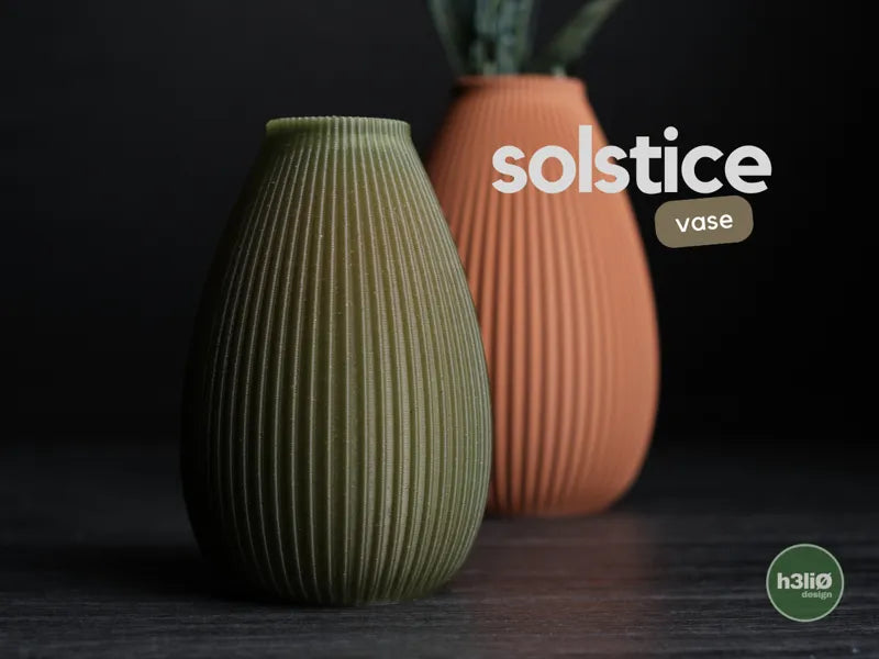 Solstice Vase β 3D Printed Elegant Modern Flower Vase