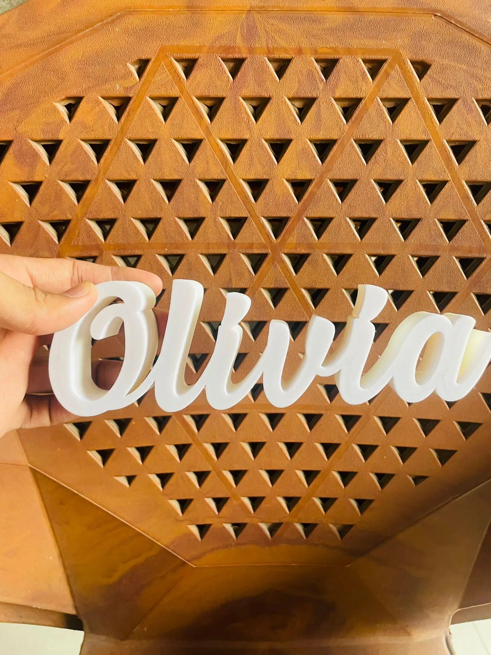 Personalized 3D Printed Freestanding Name Sign - Custom Desk Nameplate, Kids Room & Bedroom Decor, Nursery Shelf Name Plaque