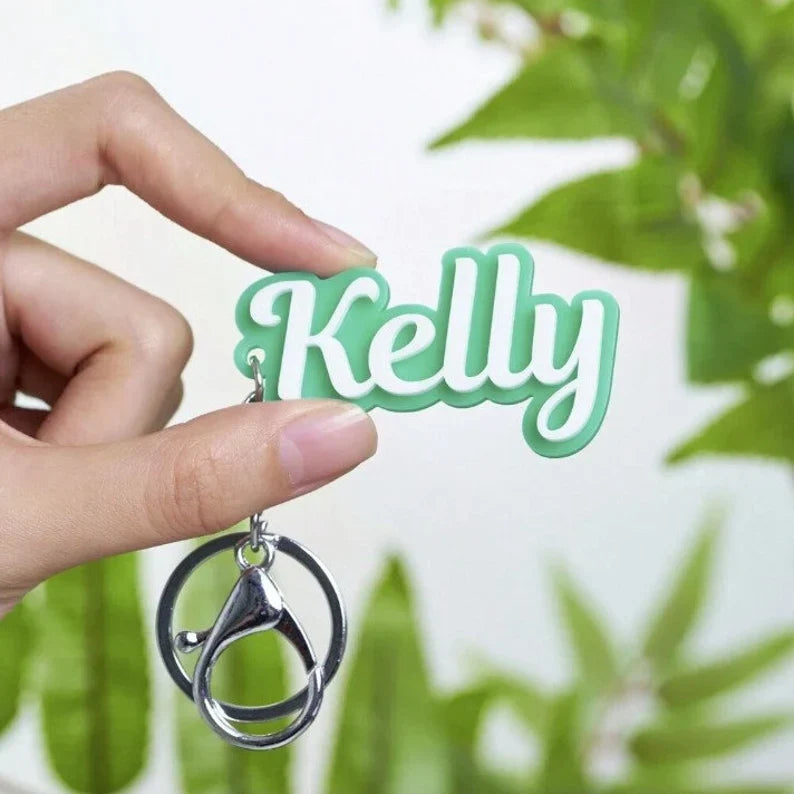 Personalized 3D Name Keychain, Name Tag, Bag Charm, Backpack Keychain, Kids Keychain, Custom Name Keychain, Diaper Bag Tag – Bulk Order