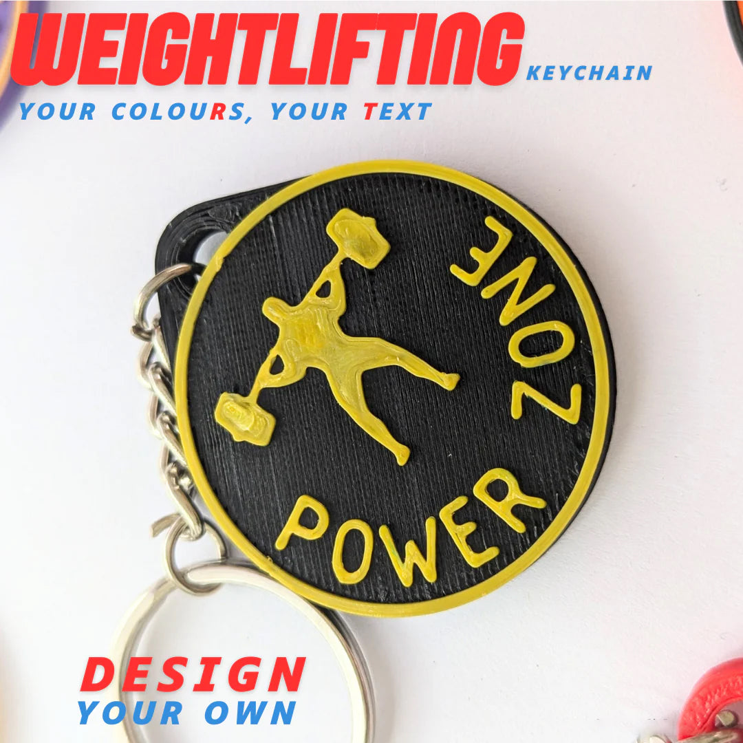 Weightlifting Keychain – Mini Gym-Inspired Accessory for Fitness Lovers
