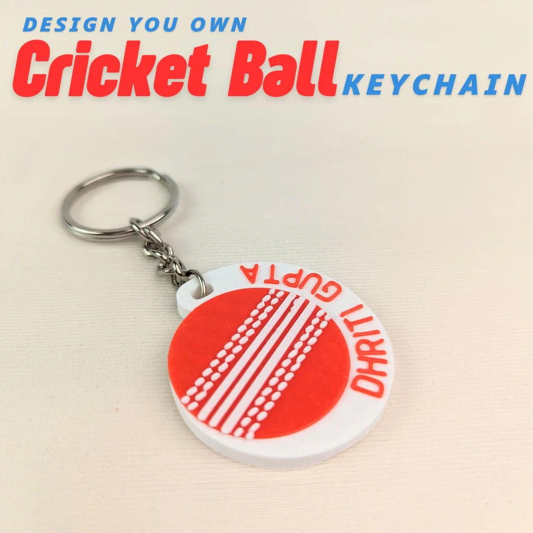 Cricket Bat Keychain – Mini Sports Charm for Cricket Lovers