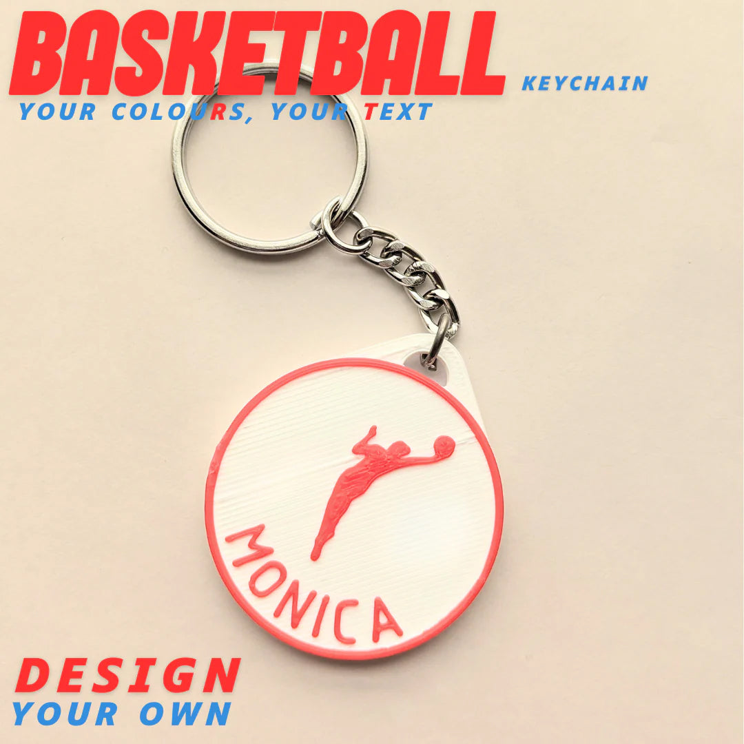 Basketball Keychain – Mini Sporty Accessory for Basketball Lovers