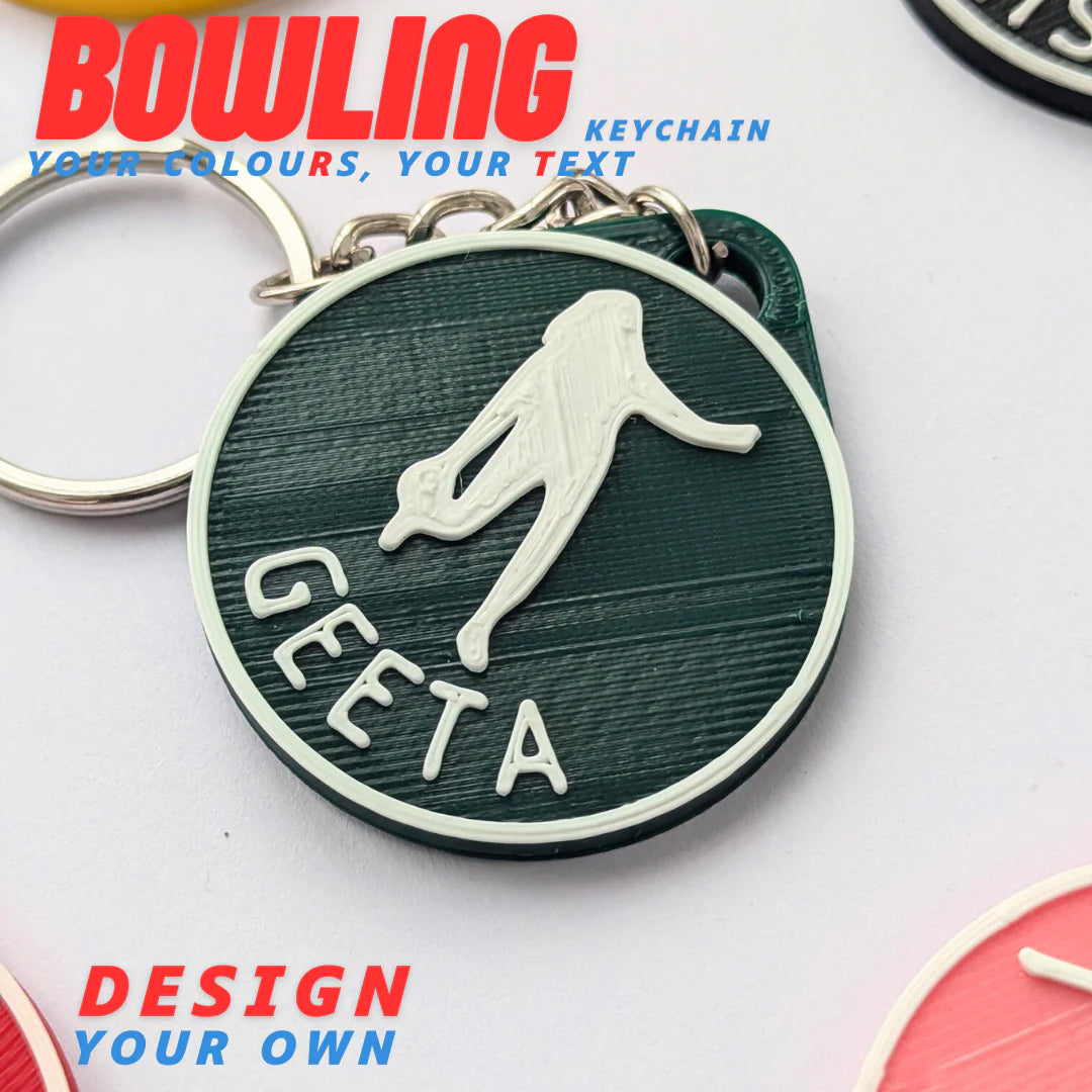 Bowling Keychain – Mini Sporty Charm for Bowling Enthusiasts