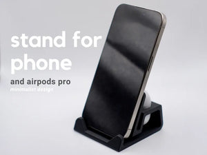 Support pour téléphone et AirPods Pro – Double support pratique pour vos appareils