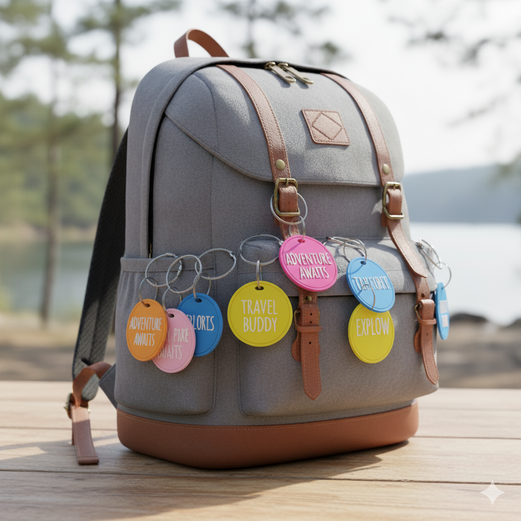 Personalized 3D Name Keychain, Name Tag, Bag Charm, Backpack Keychain, Kids Keychain, Custom Name Keychain, Diaper Bag Tag – Bulk Order