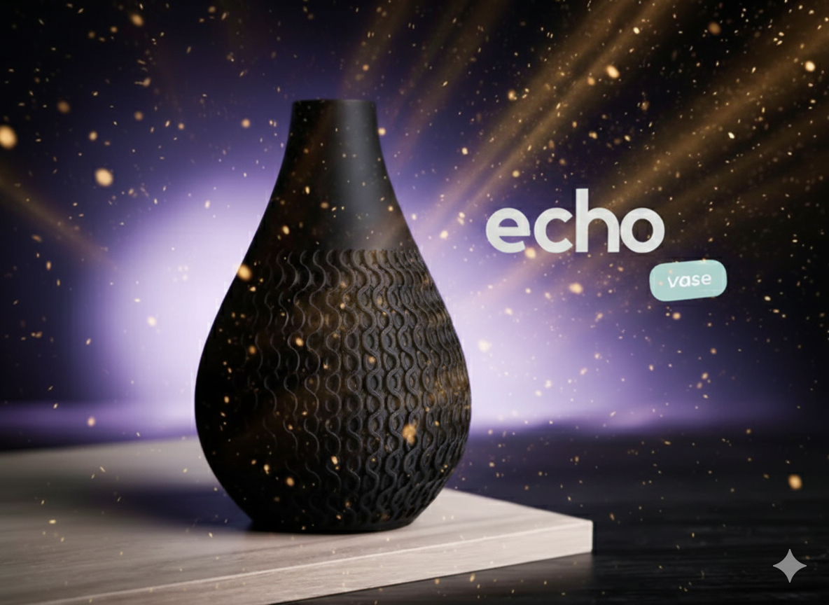Echo Vase – Modern Elegant Floral Display Vase