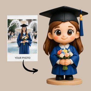 Custom Cartoon 3D Figurine from Photo – Personalized Miniature for Family, Couples, Kids, Pets & Friends