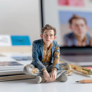 Custom 3D Printed Figurine from Photo – Personalized Family, Couple, Kids, Pets & Friends Gift