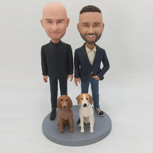 Custom 3D Printed Figurine from Photo – Personalized Gift for Any Occasion | Family, Couple, Kids, Pets, Friends