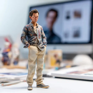 Custom 3D Printed Figurine from Photo – Personalized Family, Couple, Kids, Pets & Friends Gift