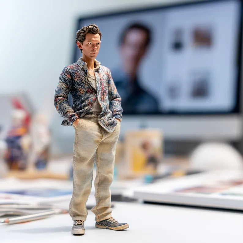 Custom 3D Printed Figurine from Photo – Personalized Family, Couple, Kids, Pets & Friends Gift