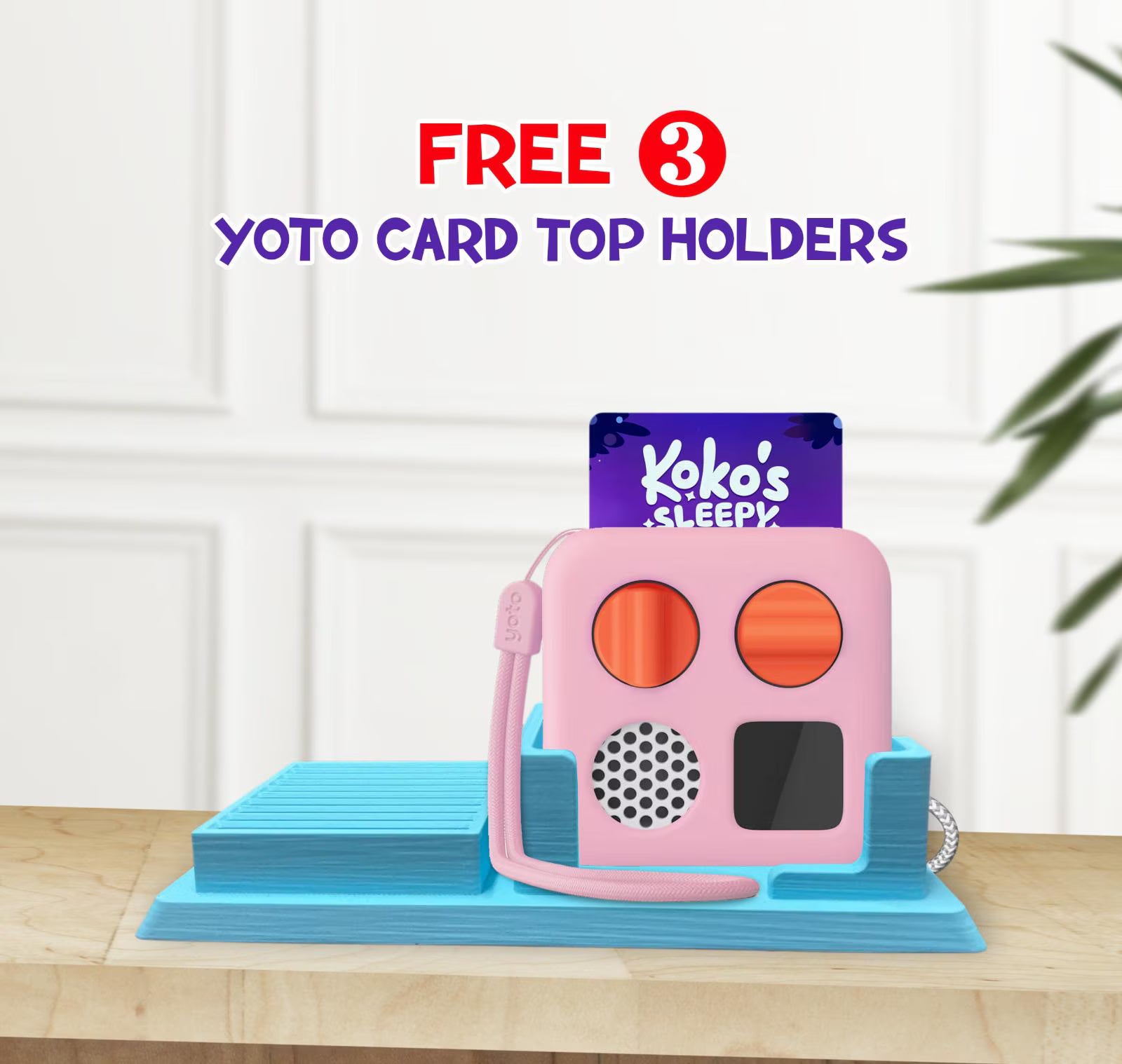 Yoto Player Stand (3rd Gen) | Charging Dock & Card Storage