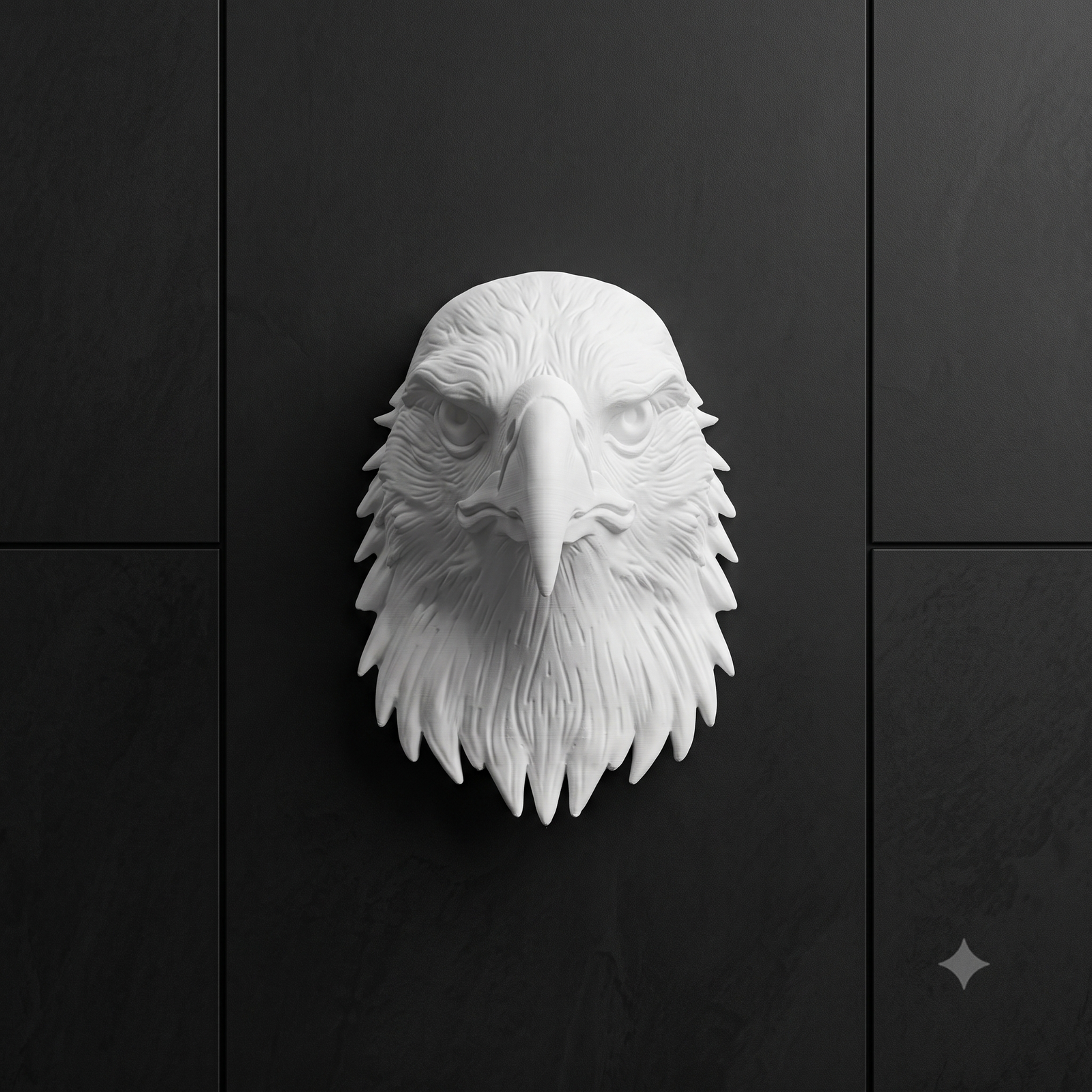 Eagle Head Wall Art – 3D Printed Home Decor