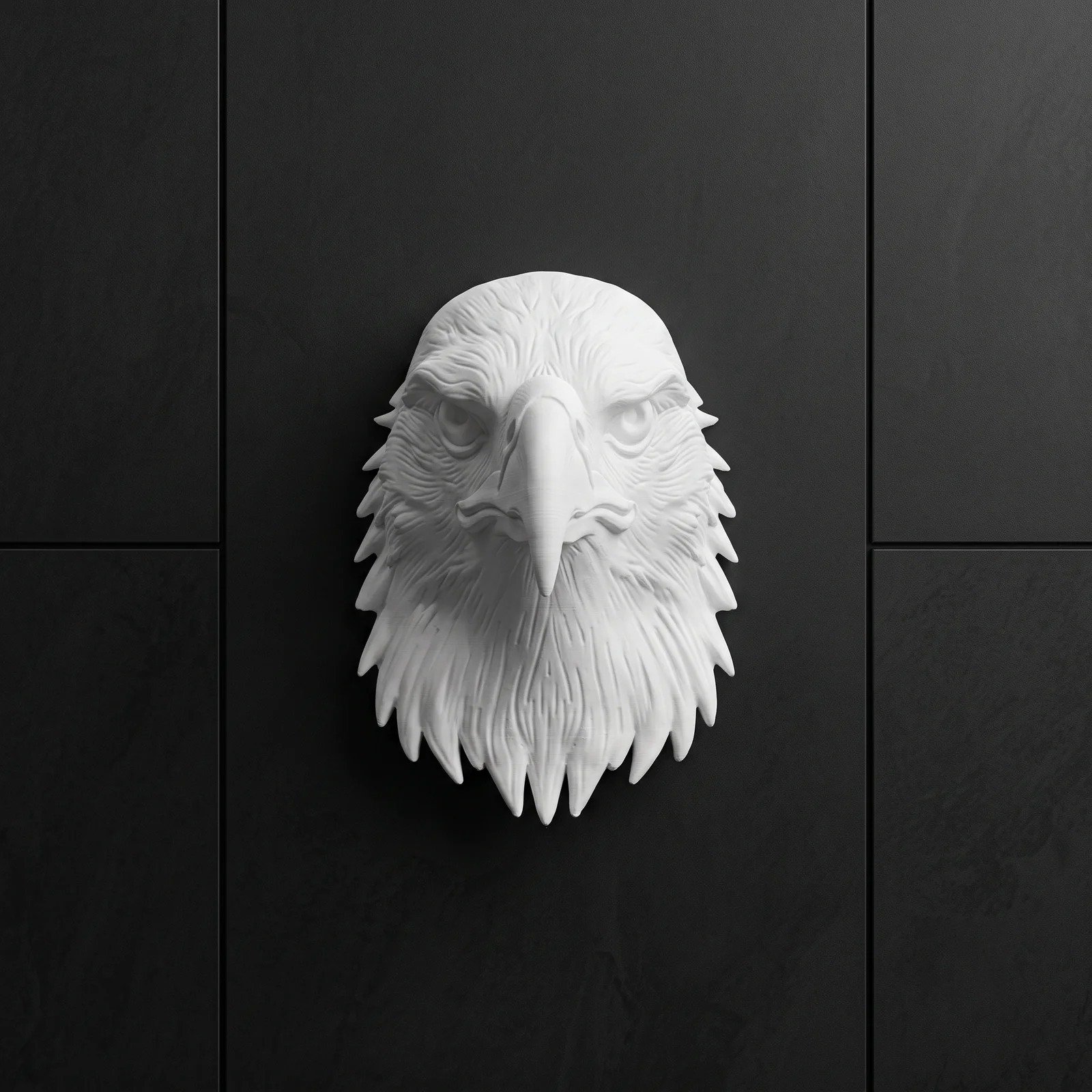 Eagle Head Wall Art – 3D Printed Home Decor
